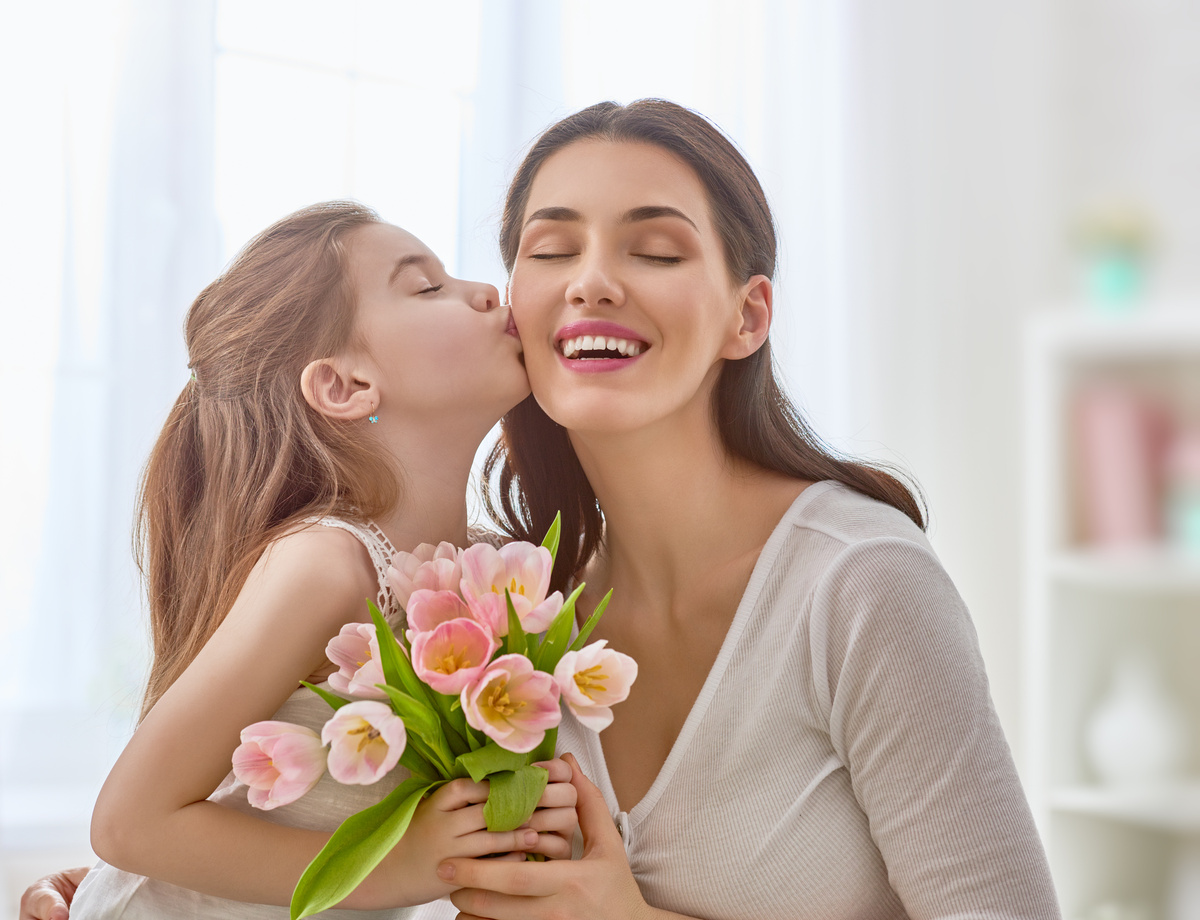 Daughter Congratulates Mom